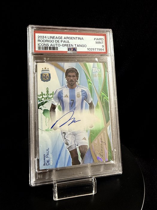 Rodrigo de Paul Autógrafo /75 - 2024 Topps Argentina Lineage