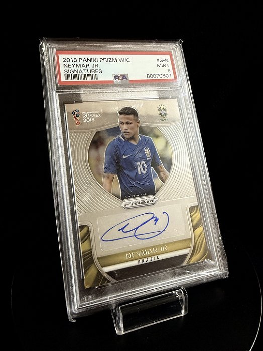 Neymar Jr Autógrafo - 2018 Panini Prizm World CUp