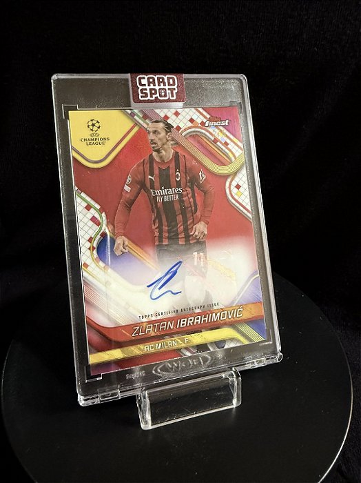 Zlatan Ibrahimovic Autógrafo /5 - 2024-25 Topps Finest UCC