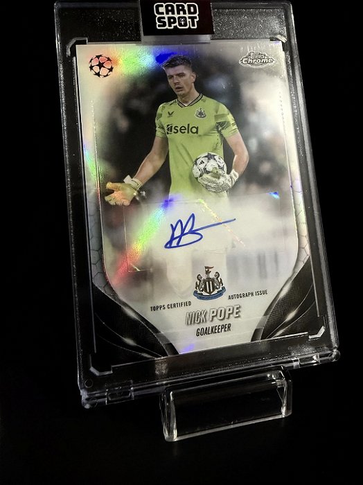 Nick Pope Autógrafo - 2023-24 Topps Chrome UCC