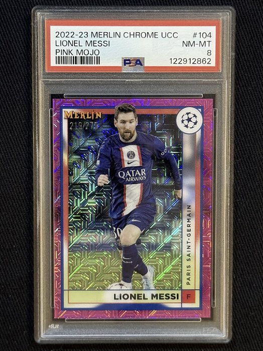 Lionel Messi /275 PSA 8 - 2022-23 Topps Merlin UCC