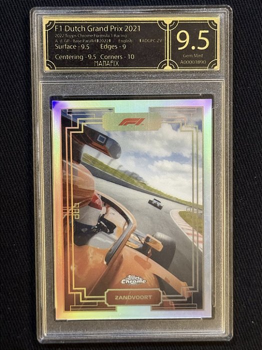 F1 Dutch Grand Prix 2021 MFX 9.5 - 2022 Topps Chrome Formula 1
