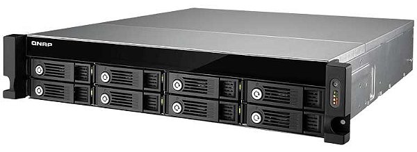 TS-870U-RP - QNAP - Storage NAS 8 baias Rackmount para HD SATA