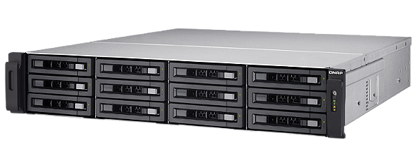 TS-EC1280U-RP Qnap - Storage 12 Baias p/ discos SATA até 120TB