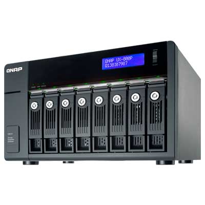 UX-800P QNAP - JBOD (Caixa de expansão) até 160TB