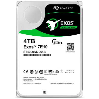 ST4000NM004B Seagate - HD Enterprise 4TB Exos 7E10 7200 rpm SATA