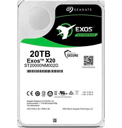 ST20000NM002D Seagate - HD Interno 20TB SAS Exos X20