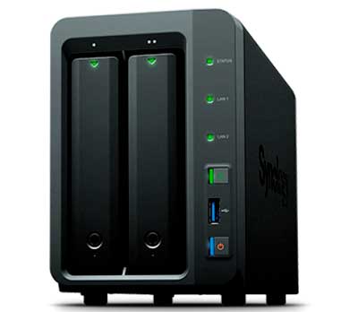 Synology DS716+II DiskStation - Storage NAS 2 Bay até 20TB