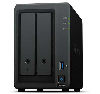 DS720+ Synology DiskStation - Storage NAS 2 Baias até 40TB