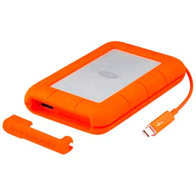 9000489 LaCie Rugged - HD Externo 2TB Thunderbolt e USB 3.0