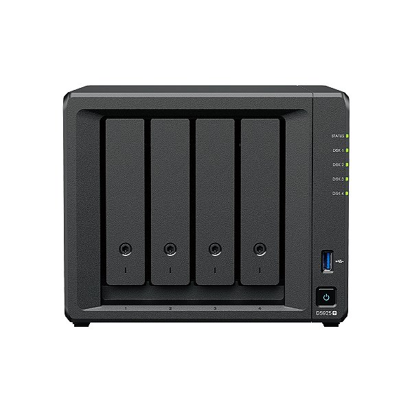 DS925+ Synology DiskStation - Storage NAS 4 Bay p/ HDD SATA/NVMe