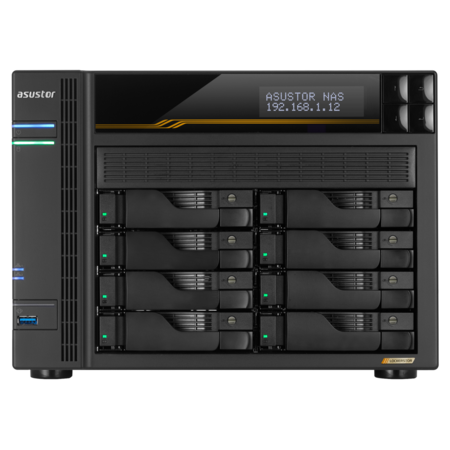 Asustor AS6808T - Storage NAS 8 Bay Lockerstor 8 p/ HDD SATA/NVMe