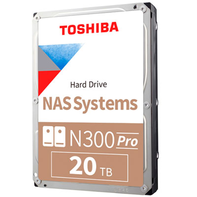 HDWG82AXZSTB 20TB Toshiba - N300 Pro HD Interno NAS 7200 RPM SATA