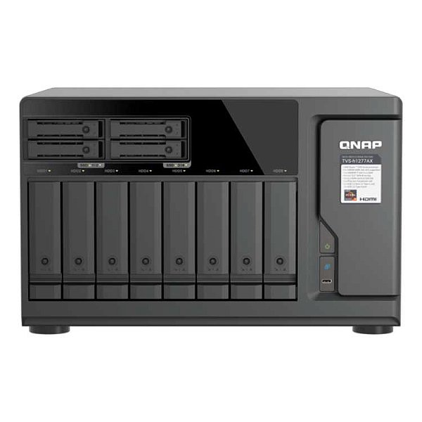 TVS-h1277AX Qnap - Storage NAS 12 Bay p/ HDD SATA/NVMe
