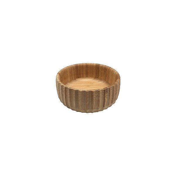 Bowl Canelado De Bambu Pequeno 15cm