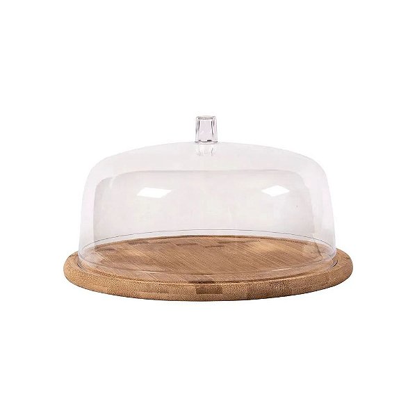 Boleira Sense 27,5cm com Cúpula Natural