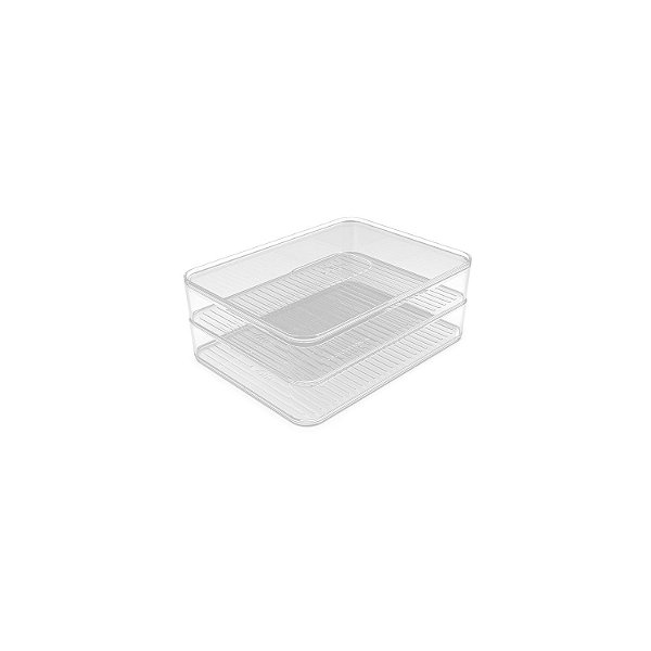 Porta Frios Duplo Clear Natural