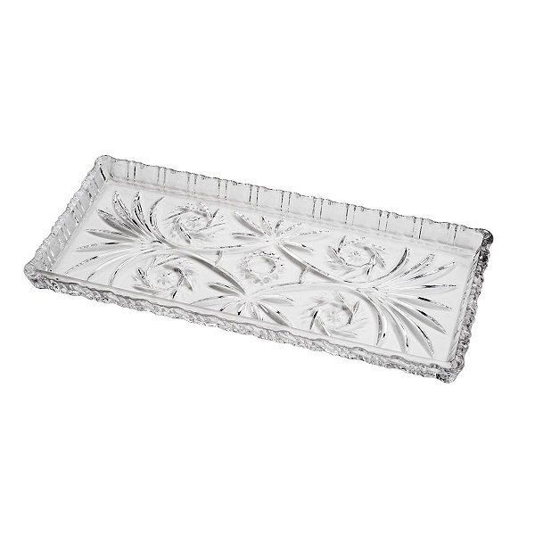 Travessa de Cristal Dragon 34cm x 15cm x 2,5cm - Lyor