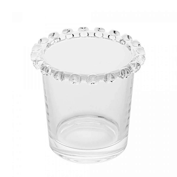 Porta Talher de Cristal Coração 8,5cm x 8cm - Lyor