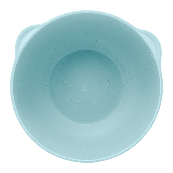 Bowl de Bambu e PP Baby Bear Azul 14x14x6,5cm - Lyor