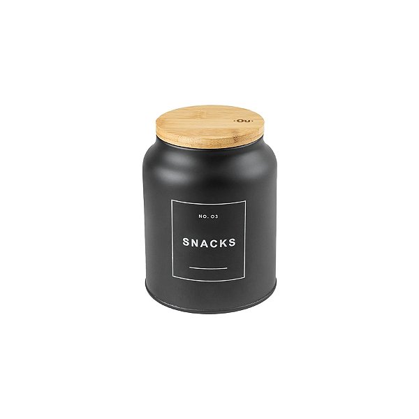 Pote Snacks 1,1L Sense Preto - OU