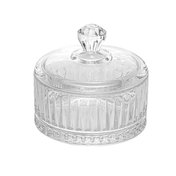 Potiche de Cristal Renaissance 10,5x10,5x9,5cm - Lyor