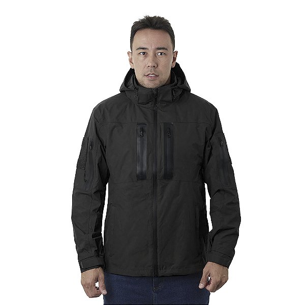 JAQUETA INVICTUS RAIN 2.0 PRETA G
