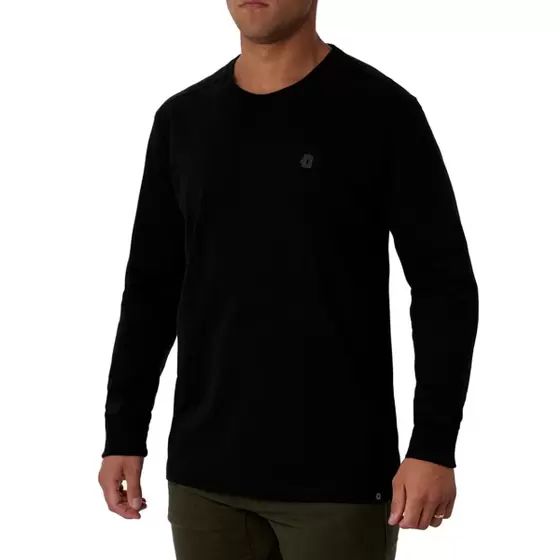 CAMISETA INVICTUS BASIC MANGA LONGA PRETA G