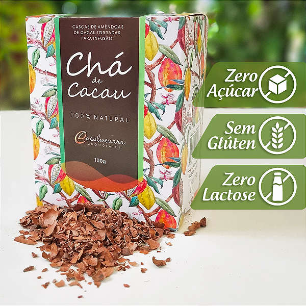 Chá de Cascas de Cacau Tradicional - 100g