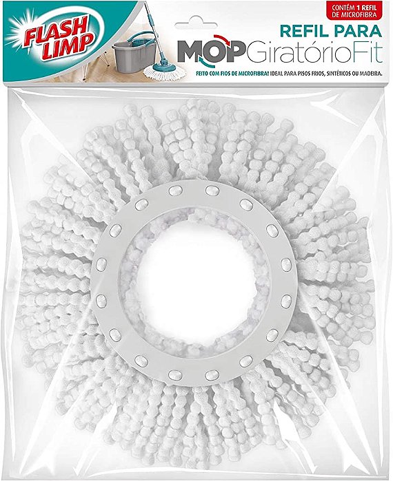 Refil para Mop Giratorio Fit Flash Limp