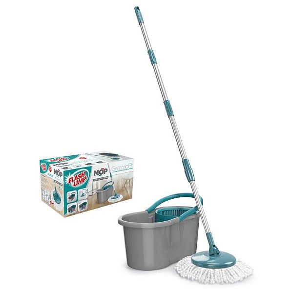 Mop Giratorio Fit Limpeza Flash Limp