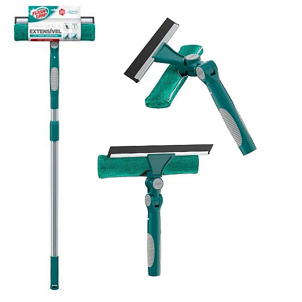 Rodo Limpa Vidros Extensível Mop 180 Flash Limp Limpeza