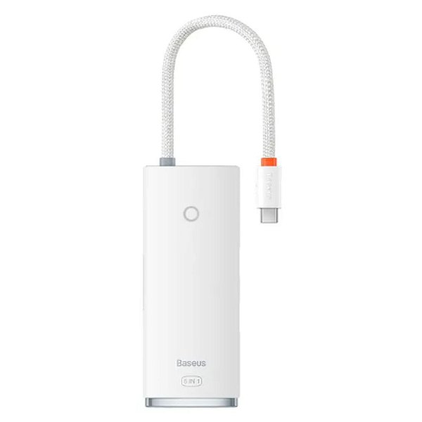 Hub USB Airjoy 5 Portas Tipo C Adaptador 4K USB 3.0 Baseus