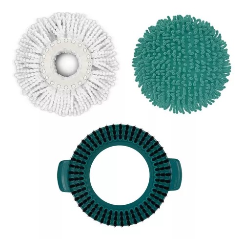 Kit Refil Refis Mop Giratorio Fit Flash Limp Originais