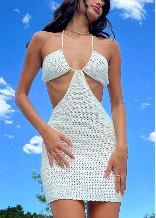Vestido Crochê Linna