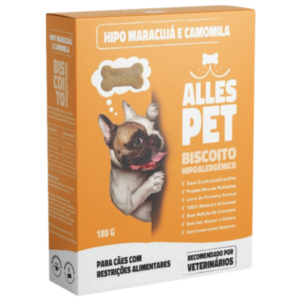 Petisco Hipoalergênico Maracujá e Camomila 180 gr