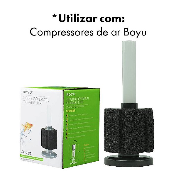 FILTRO INT BOYU SF-101 DE ESPUMA