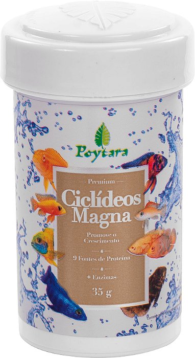 RACAO POYTARA CICLIDEOS JUVENIS (MAGNA MINI-GRAOS)  35G