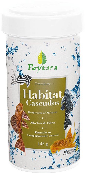 RACAO POYTARA HABITAT CASCUDOS 145G