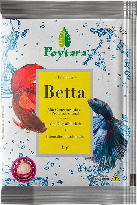 RACAO POYTARA BETTA  6G - SACHE