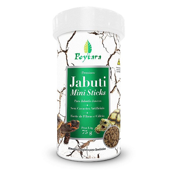 RACAO POYTARA  JABUTI MINI STICKS 75G