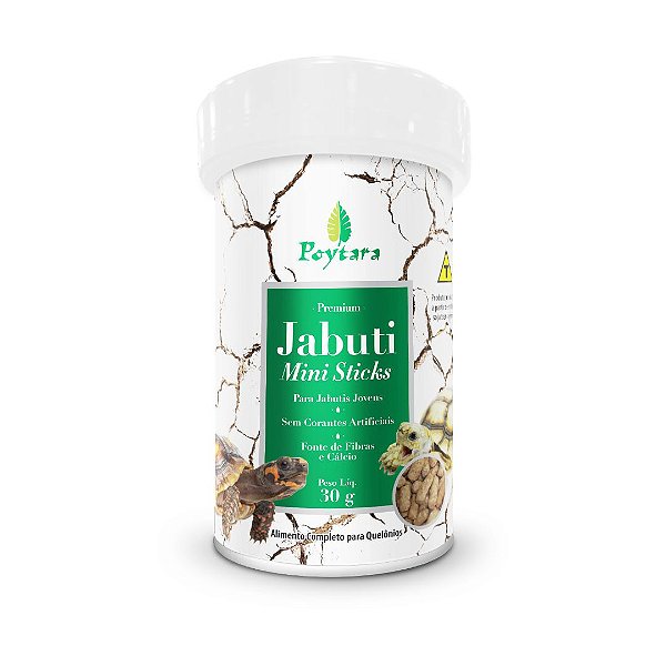 RACAO POYTARA  JABUTI MINI STICKS 30G