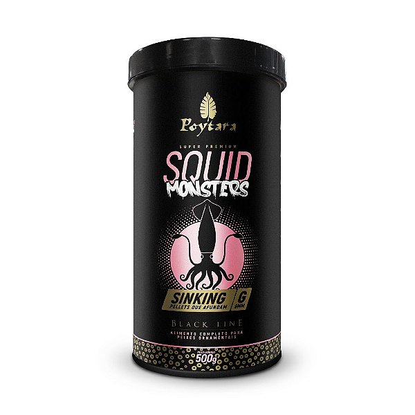 RACAO POYTARA  BLACK LINE SQUID MONSTER SINKING G 500G