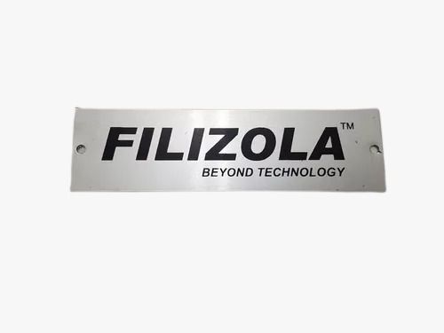 Etiqueta Marca Filizola (Aluminio) com Adesivo