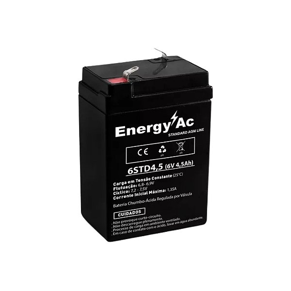 Bateria 6STD4 4 (6V 4,5Ah) Energy Ac
