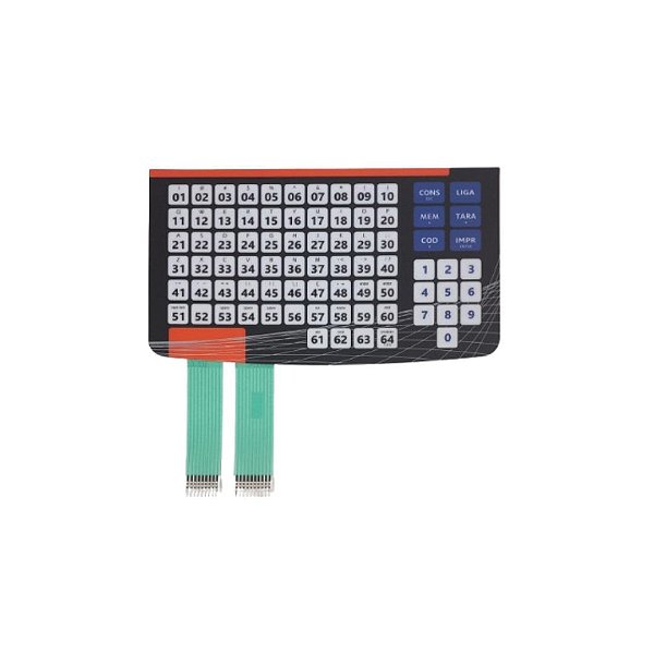 Teclado para Balança Filizola Platina - Preto