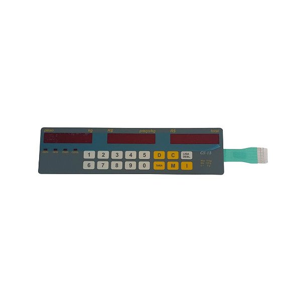 Teclado para Balança Filizola CS-15 LED Cinza
