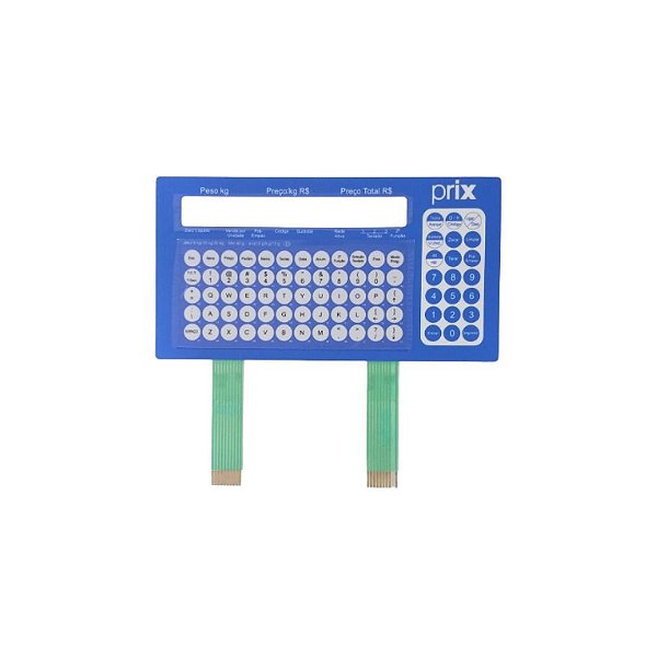 Teclado para Balança Prix 4 Flex - Original Toledo Flat Maior