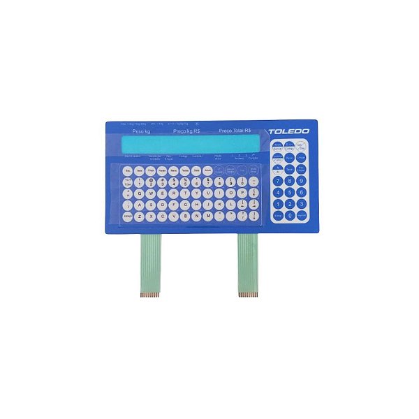Teclado para Balança Prix 4 Flex - Original Toledo Flat Menor