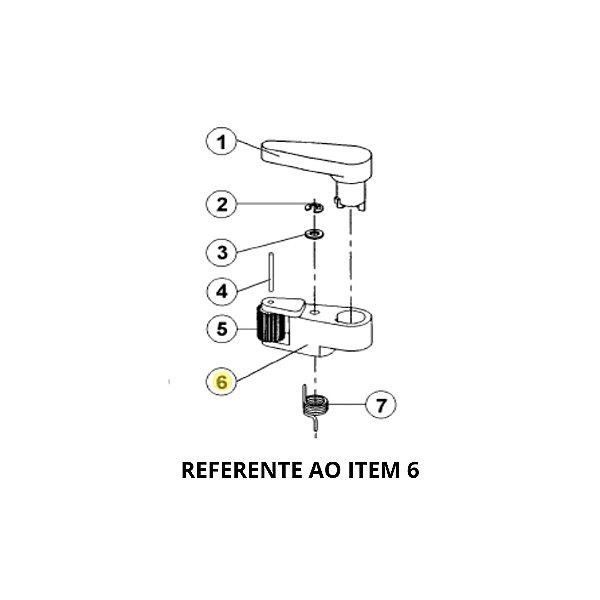Suporte do Rolete para Impressora 351 Toledo - Original